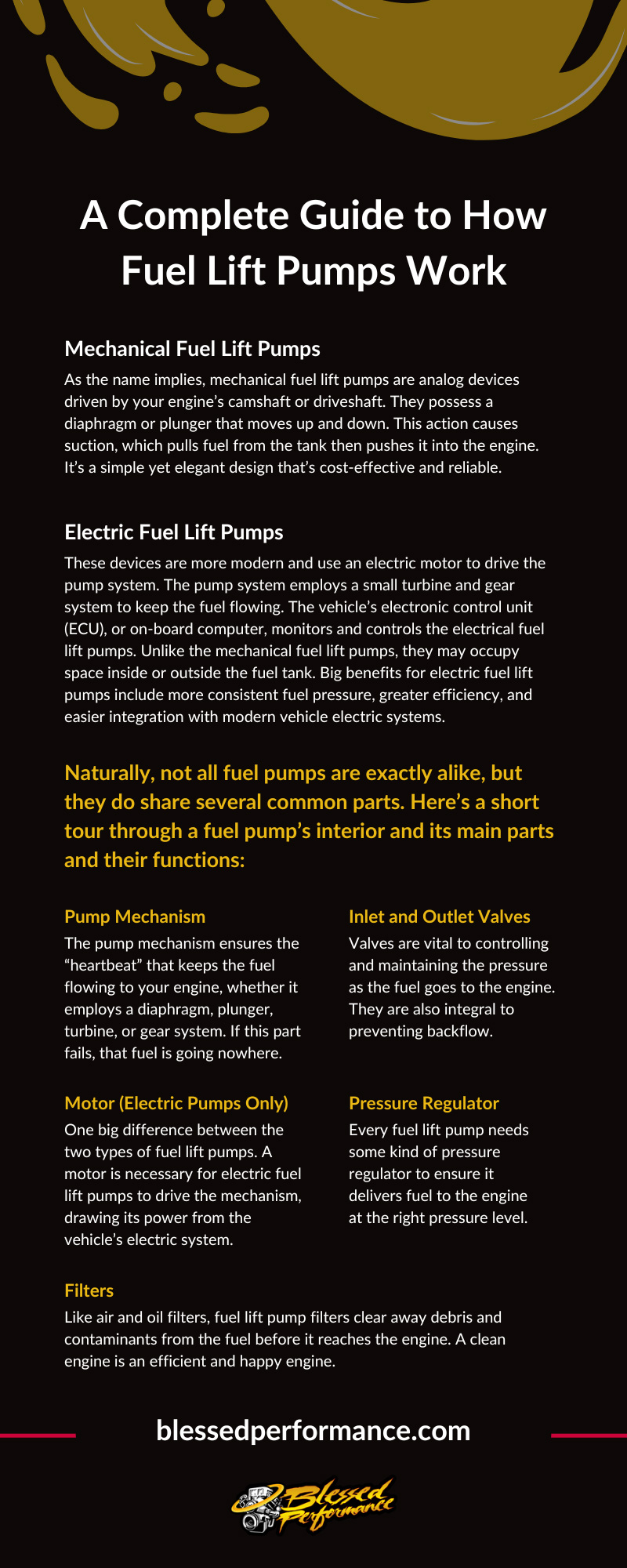 A Complete Guide to How Fuel Lift Pumps Work