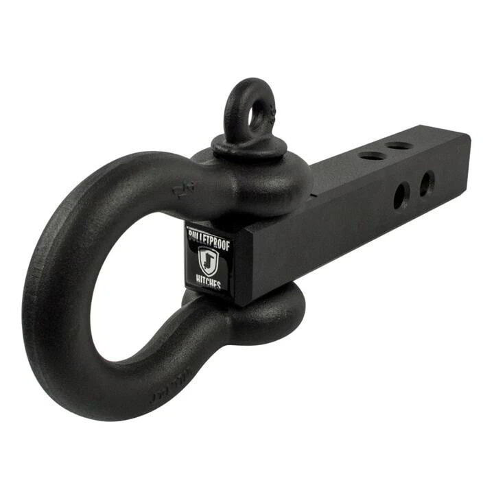 BulletProof closed receiver shackle attachment for a truck hitch