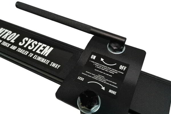 BulletProof trailer sway-control system adjustment mechanism