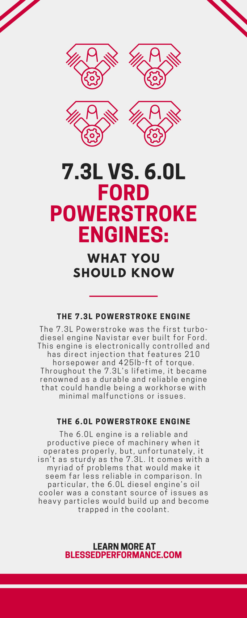 7.3L vs. 6.0L Ford Powerstroke Engines: What You Should Know